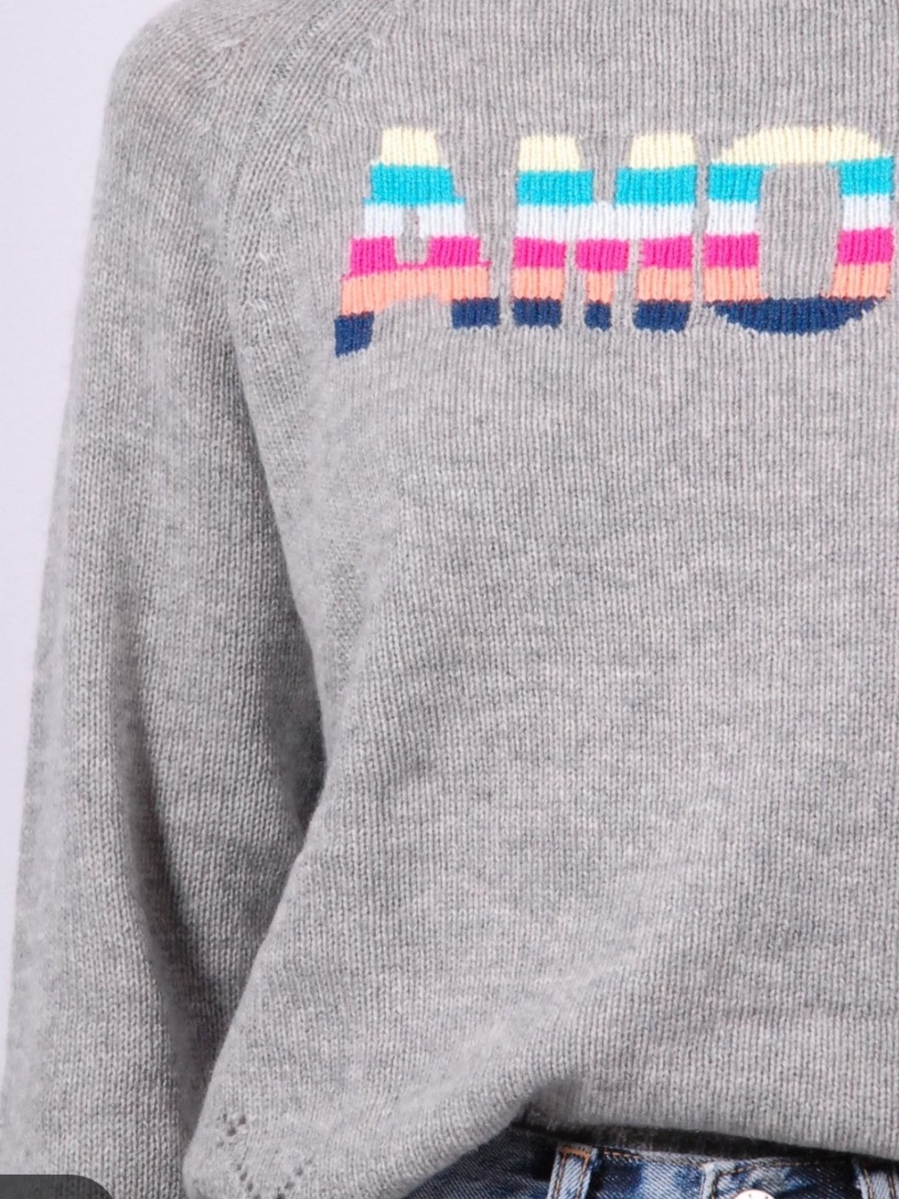 Zadig & Voltaire Grey cashmere sweater ❤️